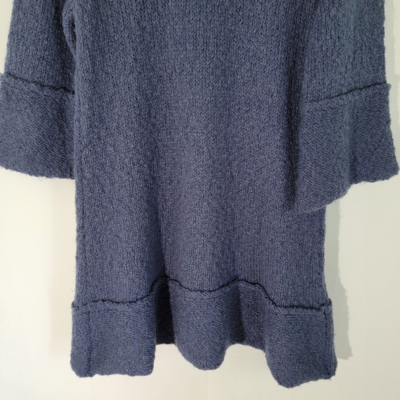 CHELSEA & VIOLET Gray Wool Blend One Button Sweater Long Cardigan Size Medium - Picture 6 of 9